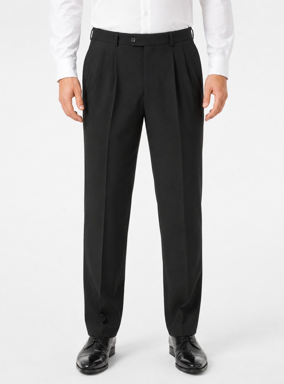 OPPOSUITS Mens Tuxedo Dress Pants 36x34 Black Pleated Slim Straight Leg NWOT